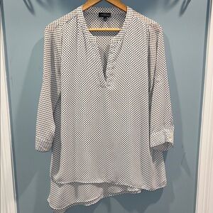 The Limited Monochrome Polka Dot Blouse